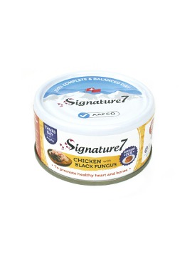 시그니처7 파테 (목) 닭고기와 목이버섯 80g / 고양이 주식캔 습식사료