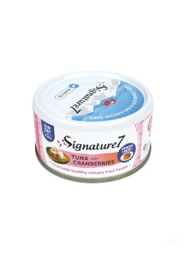 시그니처7 파테 (일) 참치와 닭고기 &amp;  크랜베리  80g / 고양이 주식캔 습식사료